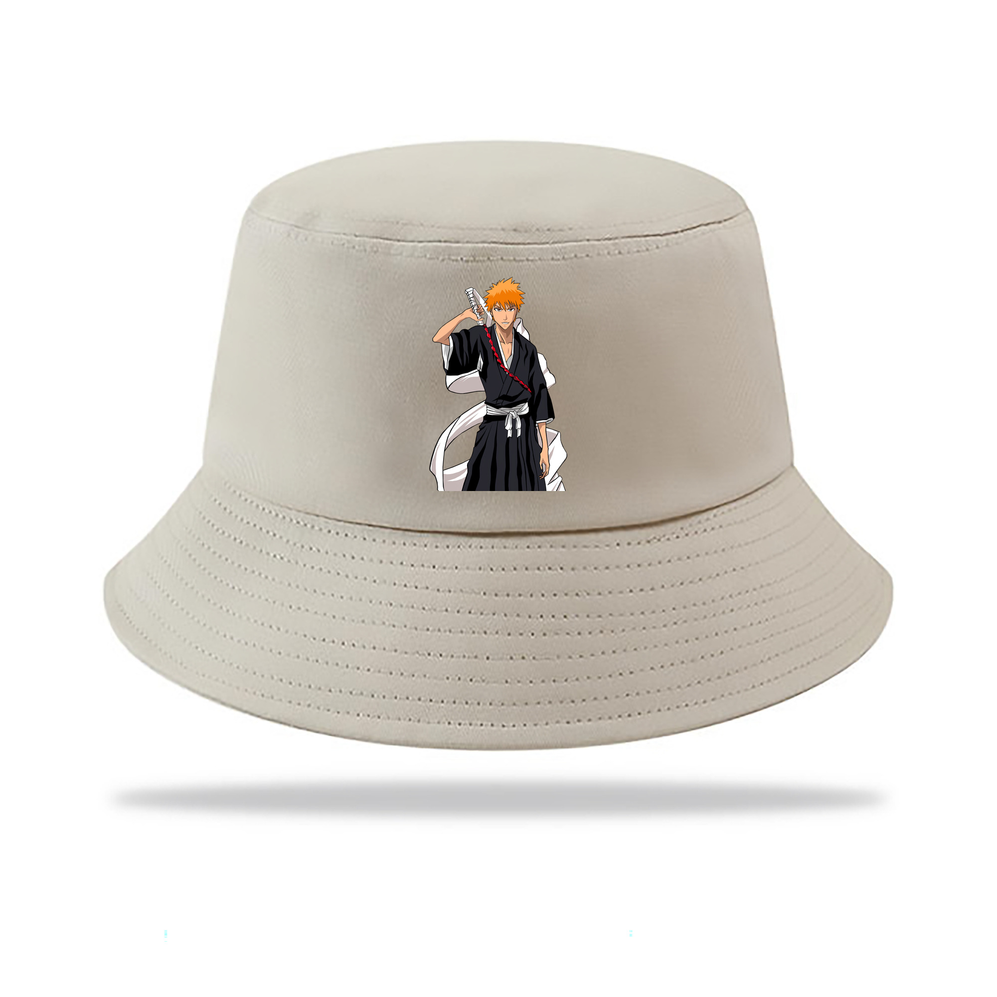 （画像用） ブリーチ 黒崎一護（くろさき いちご）BLEACH Kurosaki Ichigo アウトドア日除けバケットハット